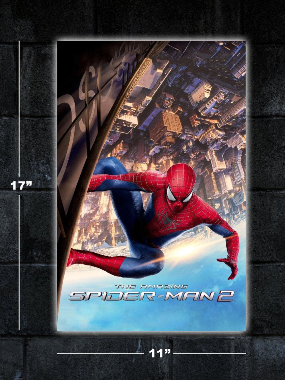 Amazing Spider-Man 2 poster - 11x17 wall art print merch marvel andrew garfield